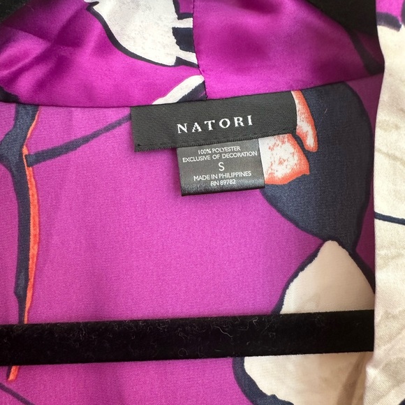Natori Croisette 36 Wrap Kimona Robe (Small) - Picture 4 of 4